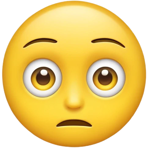 A normal emoji but a side eye with open eyes emoji