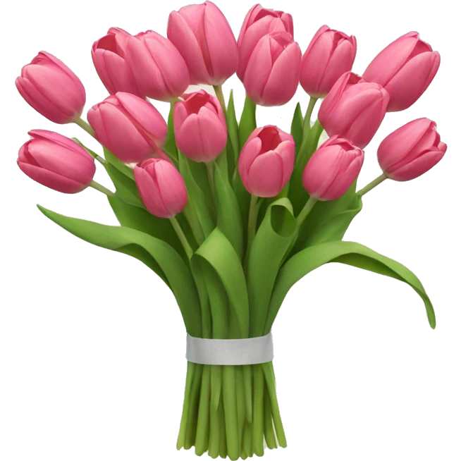 Tulip bouquet emoji