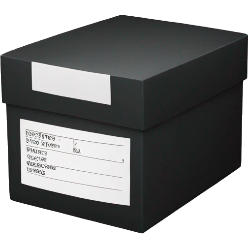 BLACK BOX WITH RX ON IT emoji