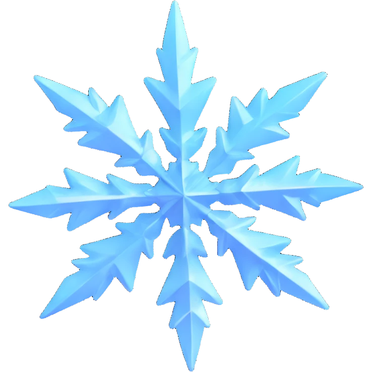 ice crystal emoji