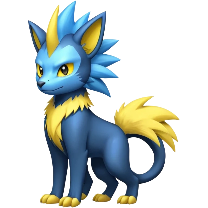 Manectric-Luxray-Fakémon-hybrid-creature (full body)  emoji