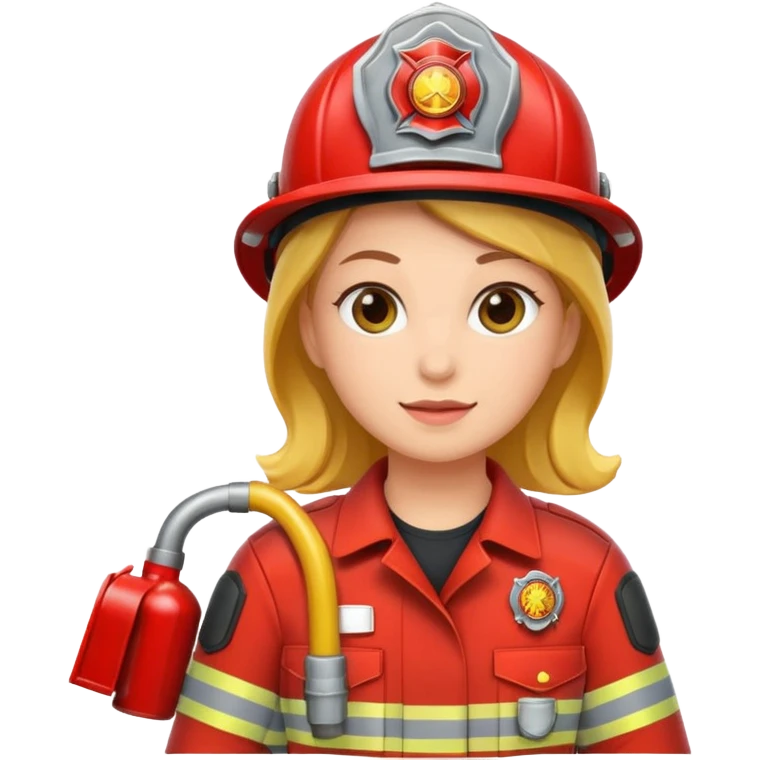 firefighter woman emoji