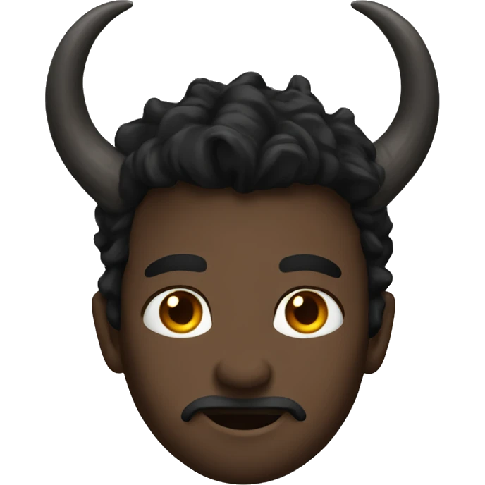 Black horns  emoji
