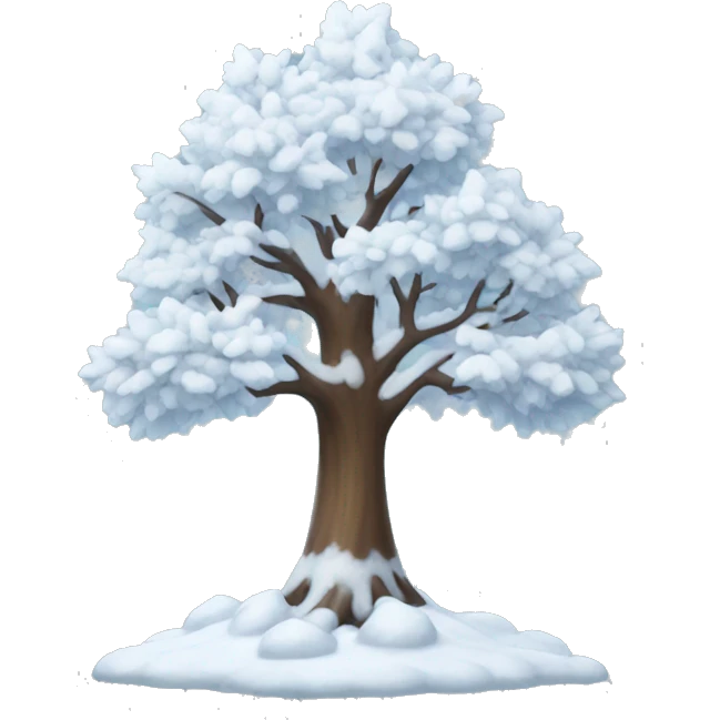Snow tree emoji