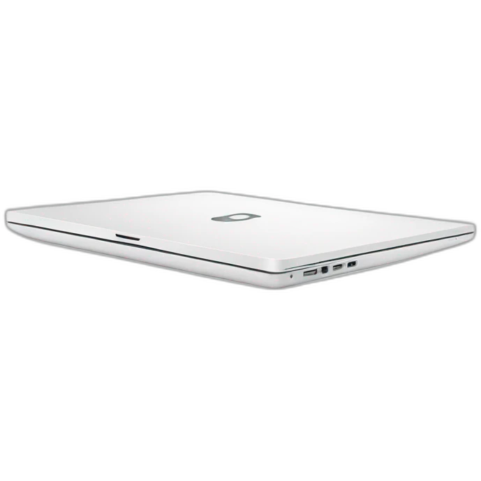 white laptop，side view emoji