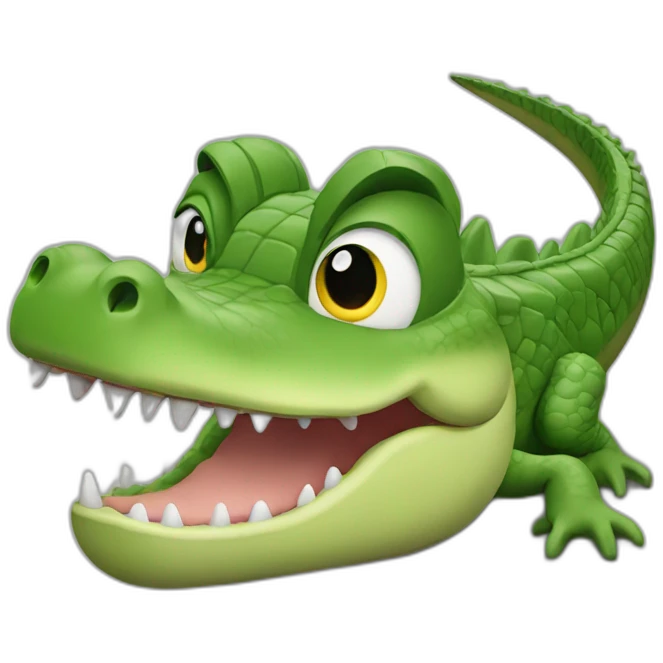 chat sur crocodile emoji