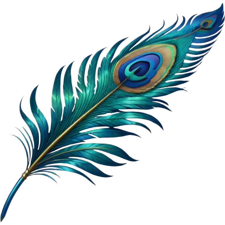 Peacock feather  emoji