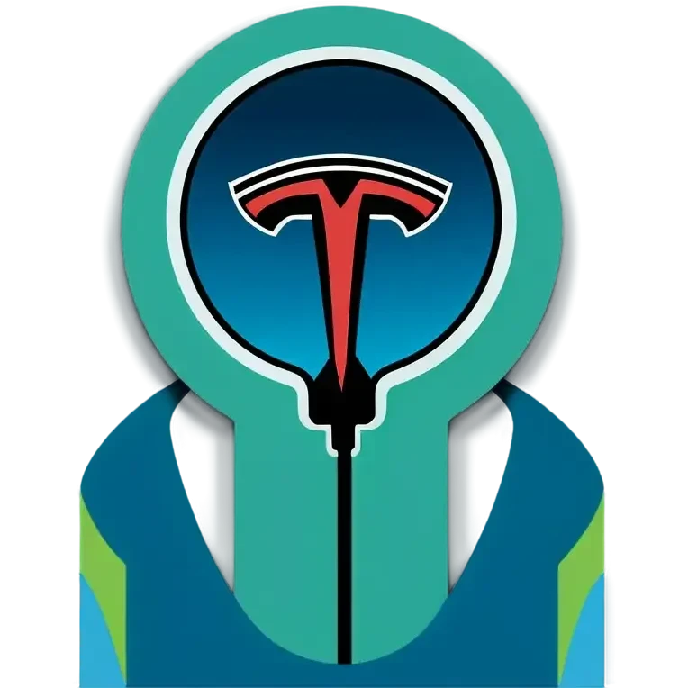 Tesla Plug with cable emoji