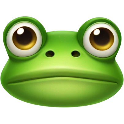 Frog with under-eye bags emoji