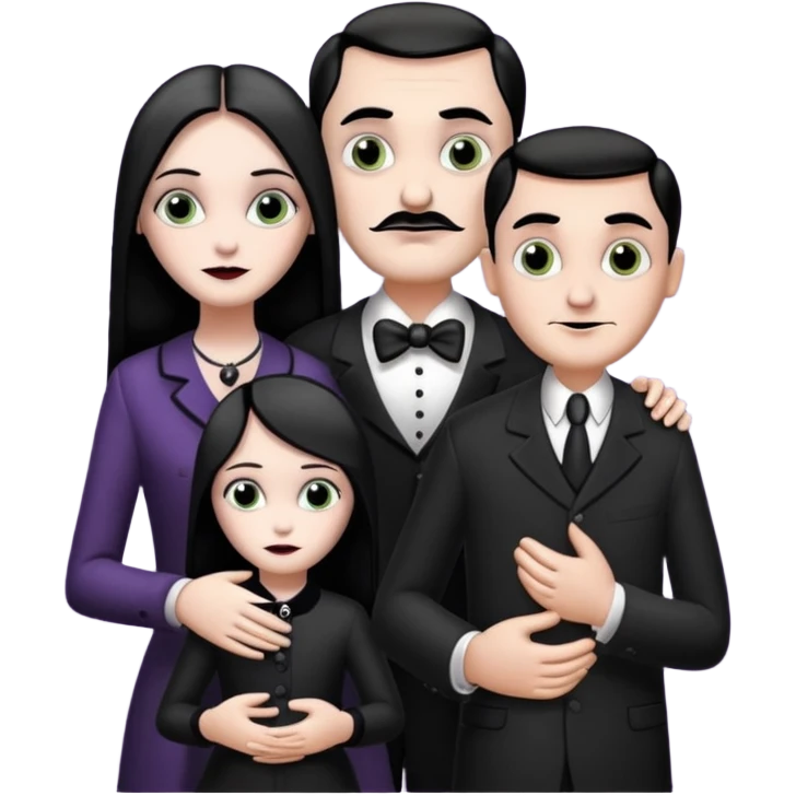 addams fmaily emoji