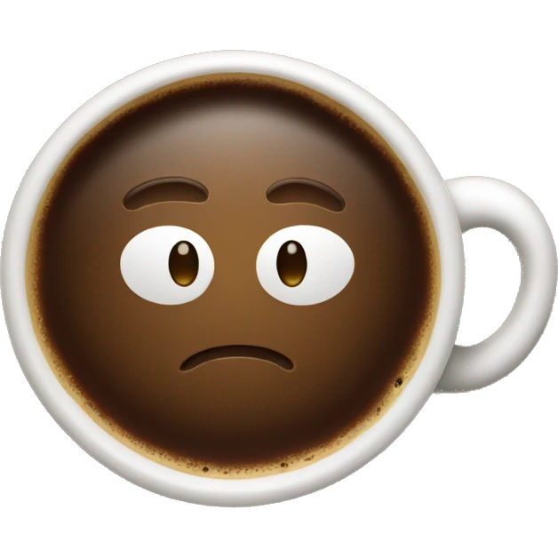 Coffee invitation for friend emoji