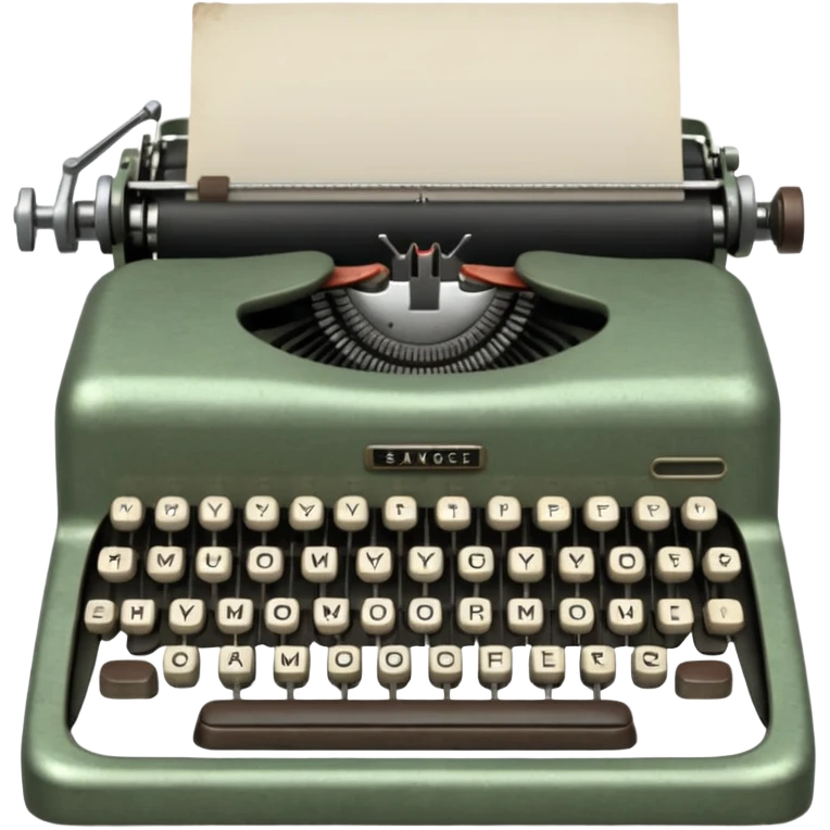 Sage typewriter emoji