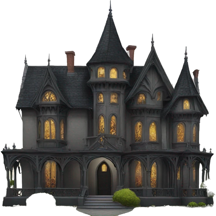 Gothic mansion emoji