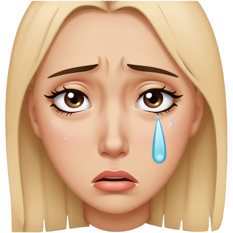 sad crying woman  emoji