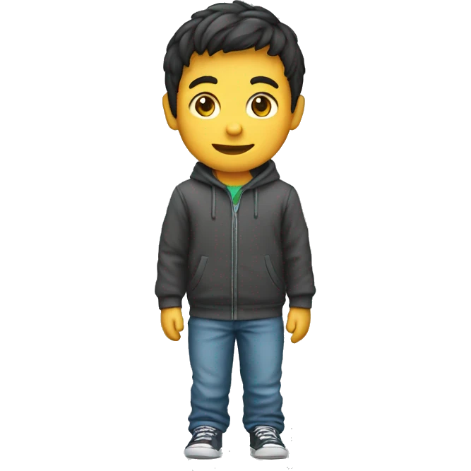 Niño con tech emoji