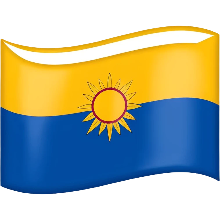 флаг республики Бурятия  emoji