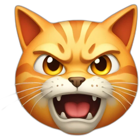 cat-fire-angry emoji