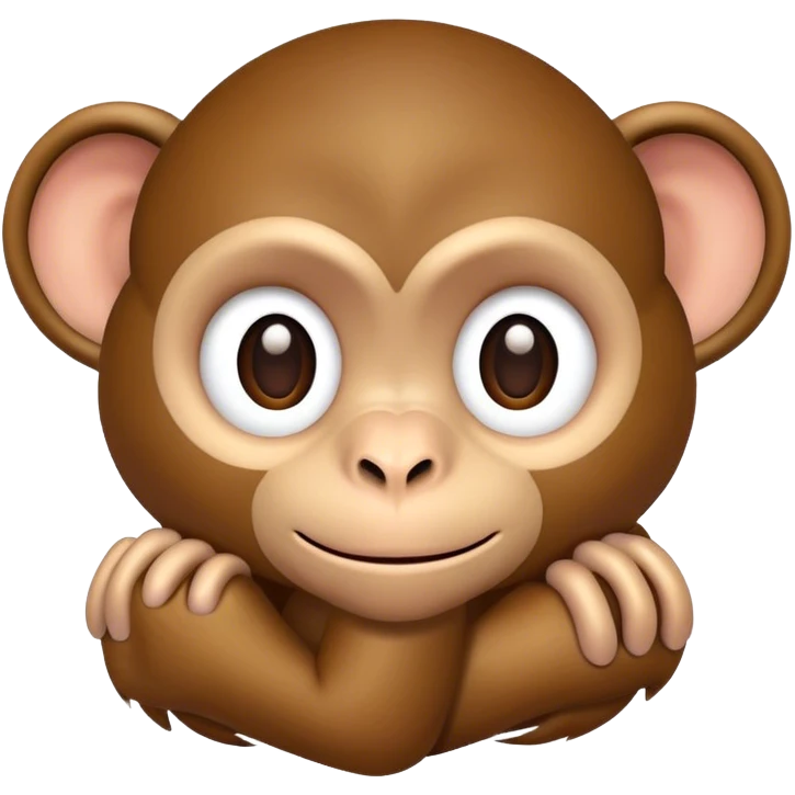 Monkey on a bed emoji