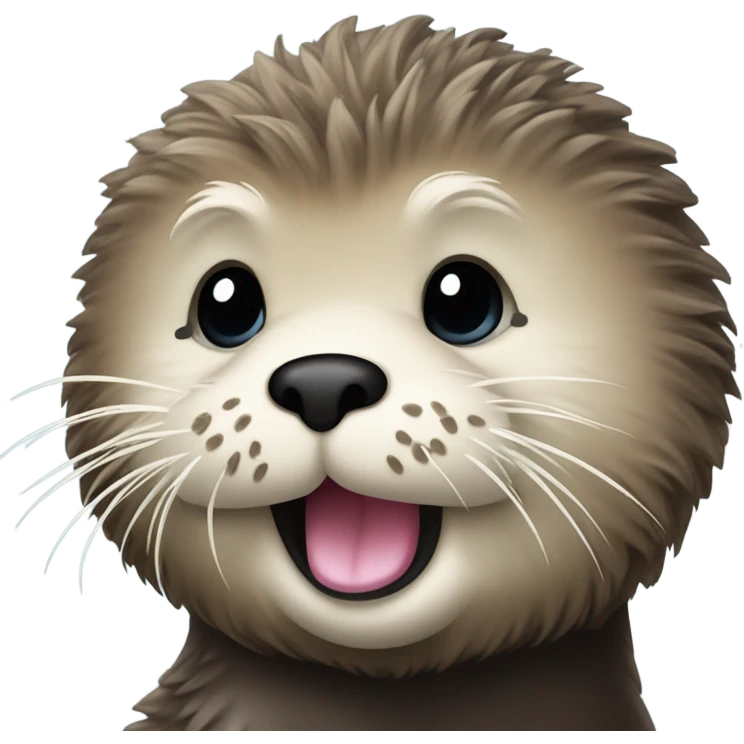 sea otter with riz emoji