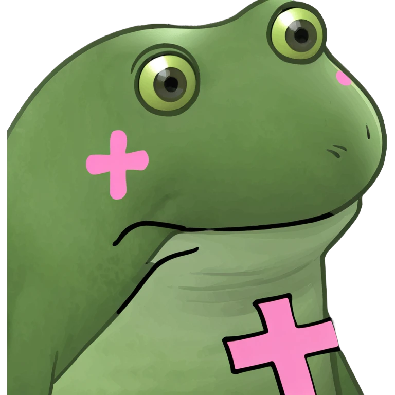 pink cross emoji