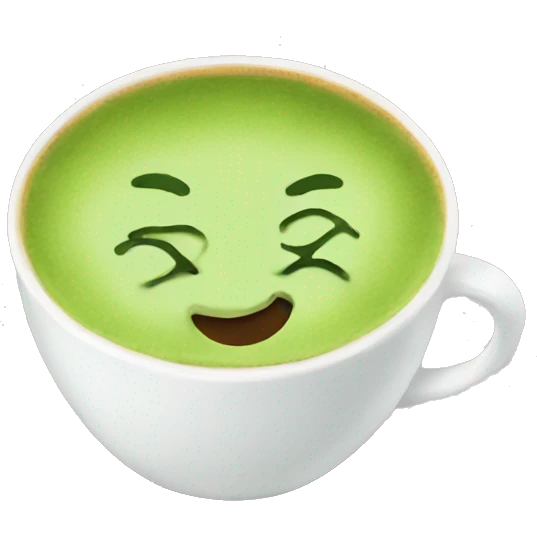 Matcha latte m emoji