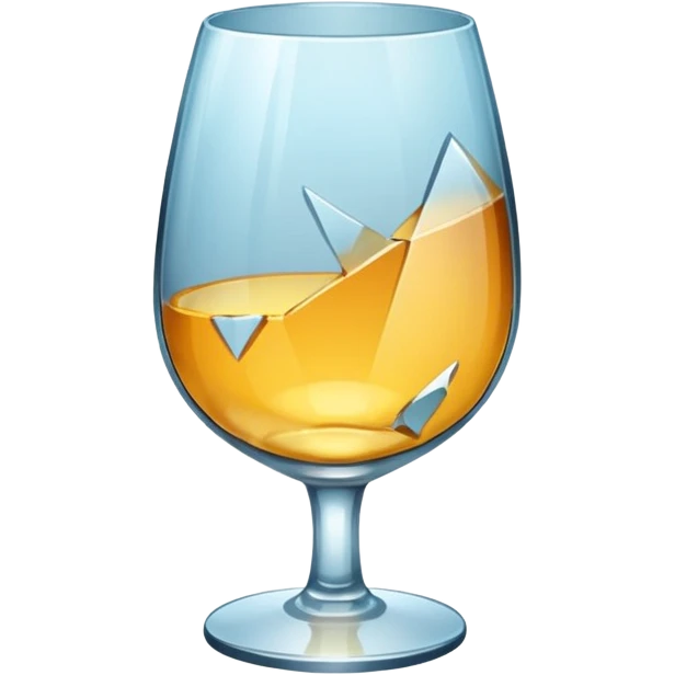 broken empty glass emoji