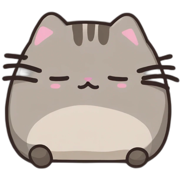 Pusheen sad emoji