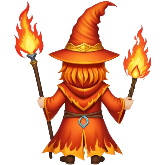 fire wizard's back emoji