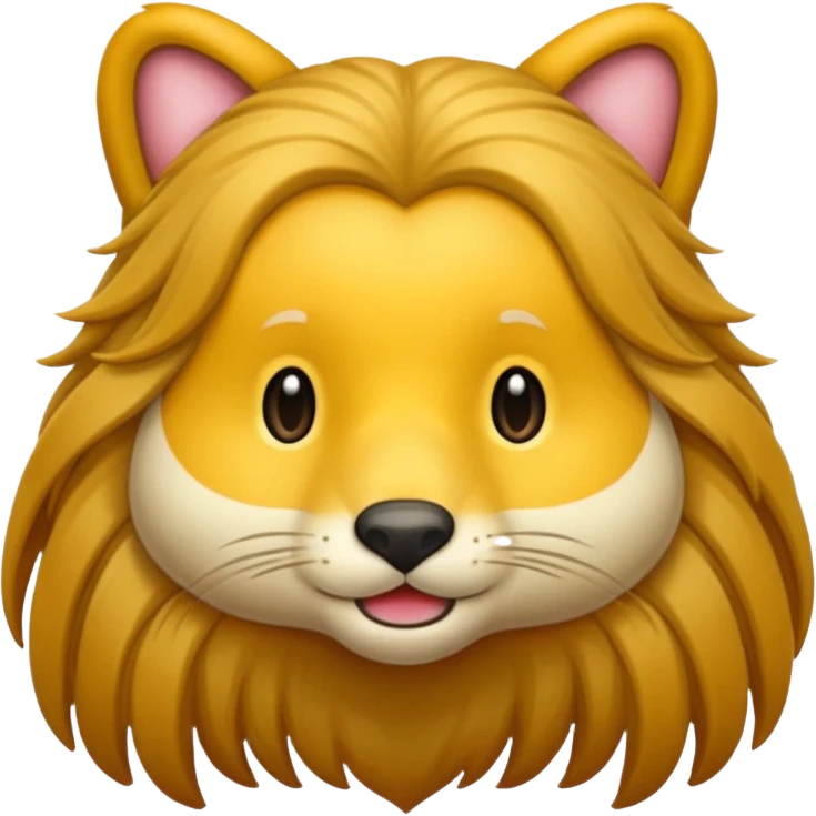 long haired animal emoji
