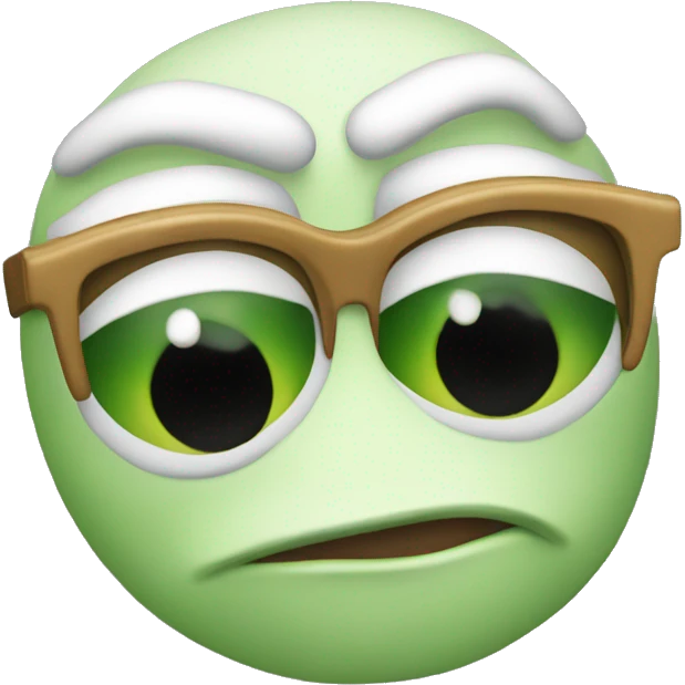 Pepe blinks his eyes emoji