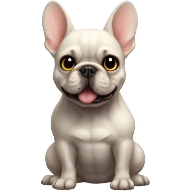 Fluffy Frenchie emoji