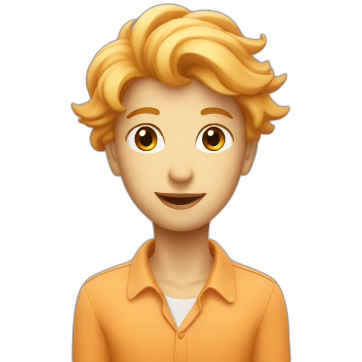 Show gravity in light orange color emoji