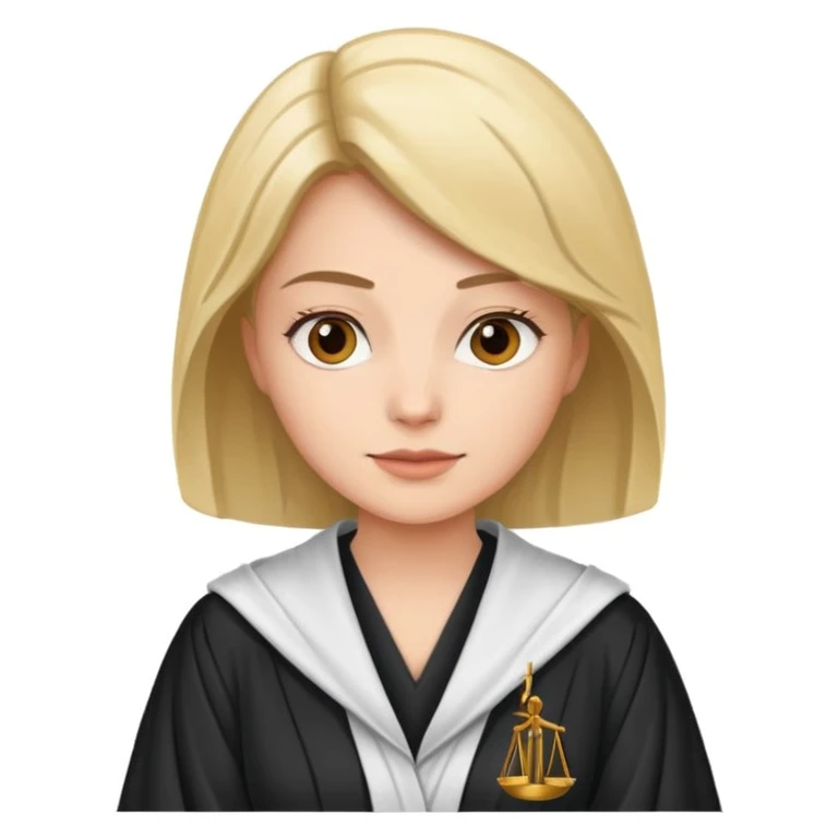 
woman lawyer Wearing a robe emoji