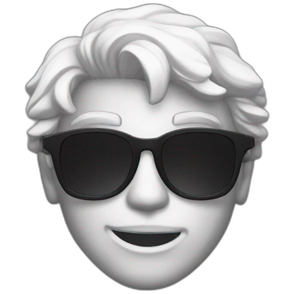Margor Robbie in dark glasses emoji