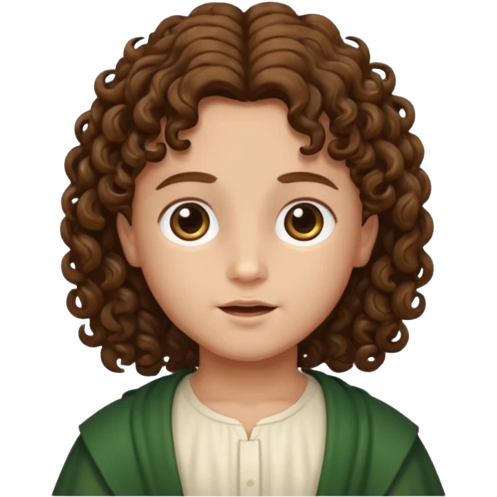 Child Jesus WITHOUT beard emoji
