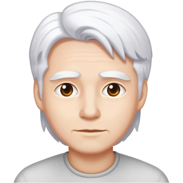 Cabelos brancos  emoji