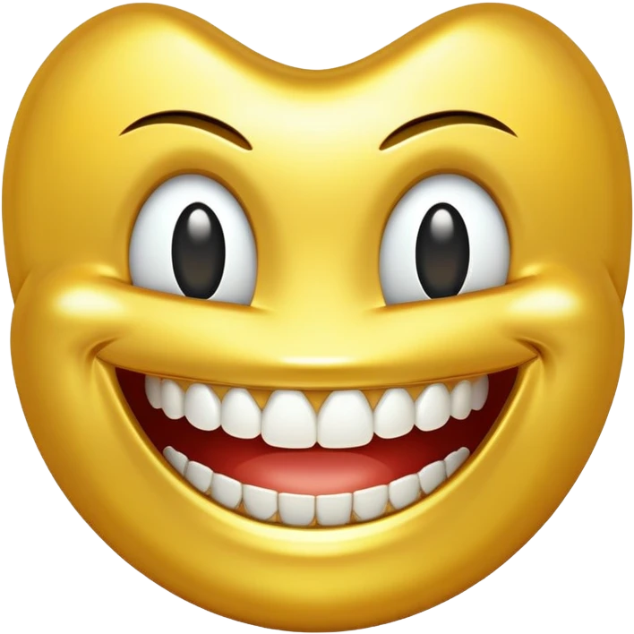Gold teeth  emoji