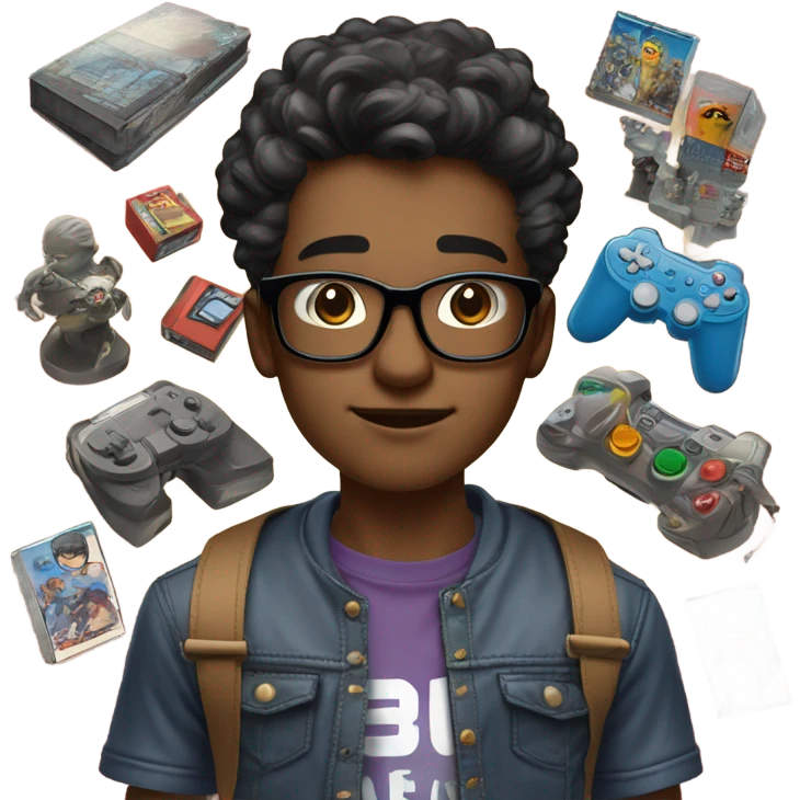 gay nerd emoji