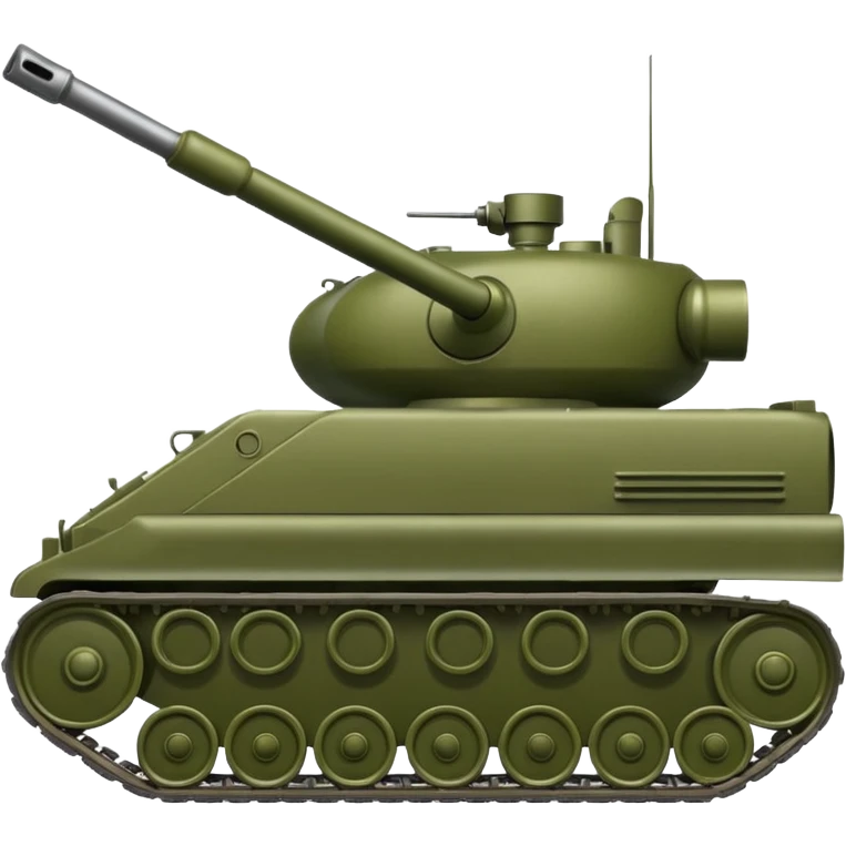 Generate a realistic tank emoji