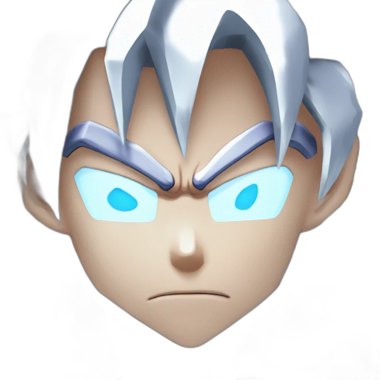 Goku ultra instinct sign emoji