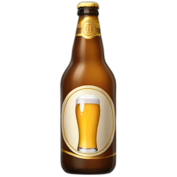 Gros qui boit une bière  emoji