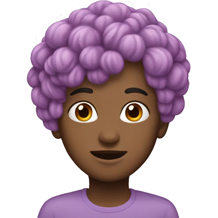 Lilac but pink emoji