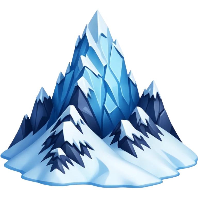 eternal blue winter mountain emoji