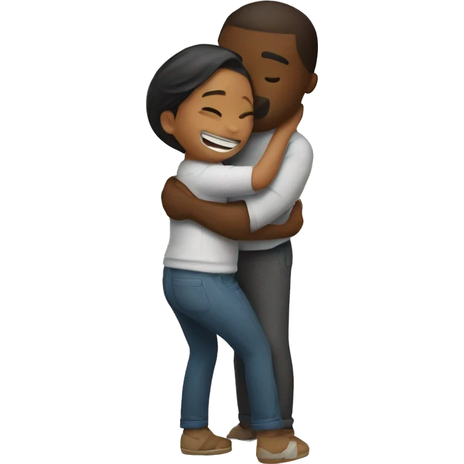 Hug love emoji