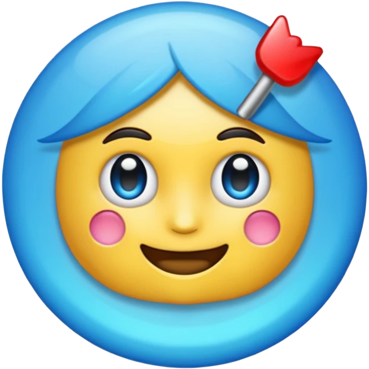 Emoji de verificación azul de tik tok emoji