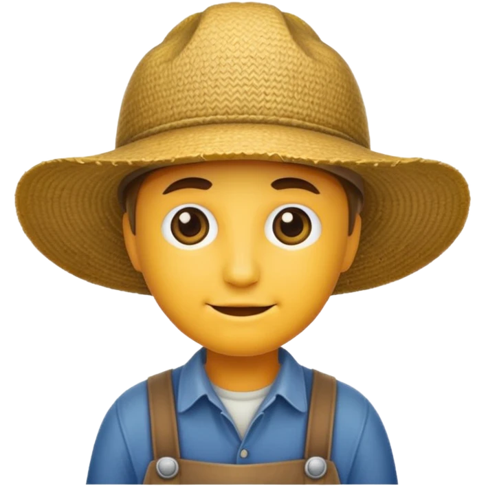 farmer hat emoji