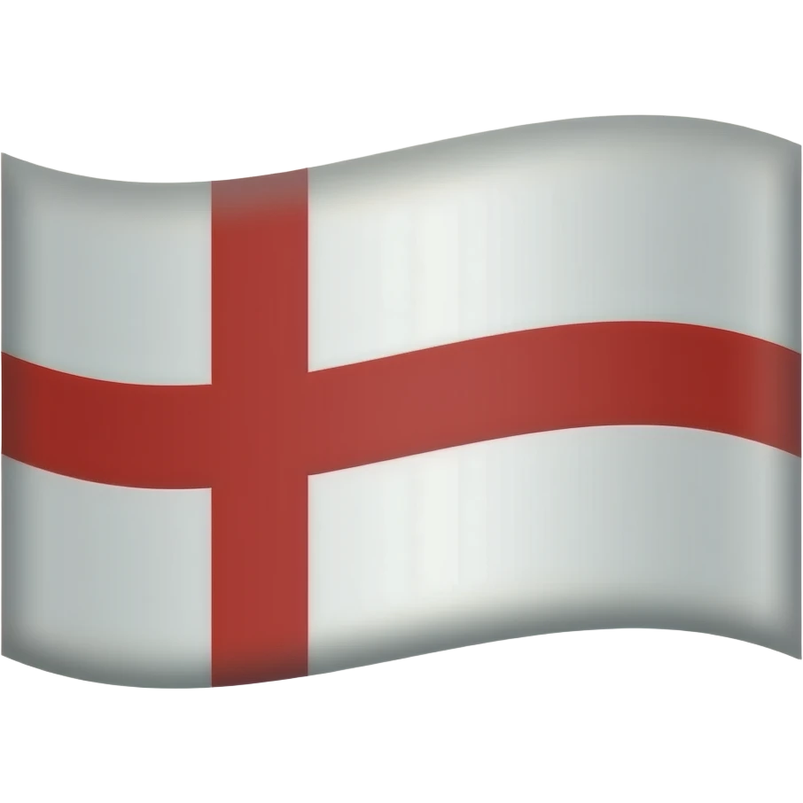 Kerch flag (red on white ) emoji