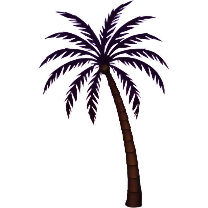 couché de soleil vibe palmier  emoji