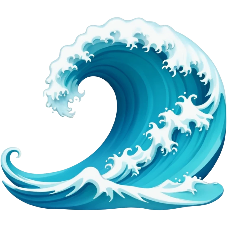 blue wave curaçao emoji