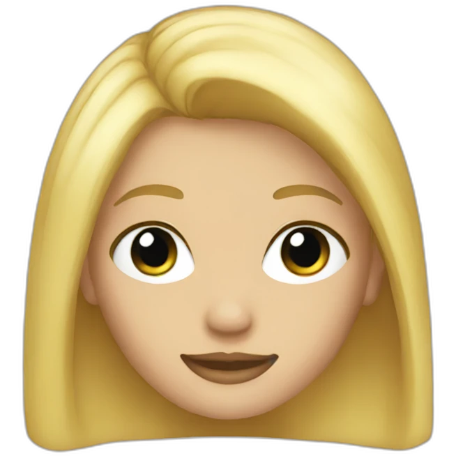 blonde hair emoji
